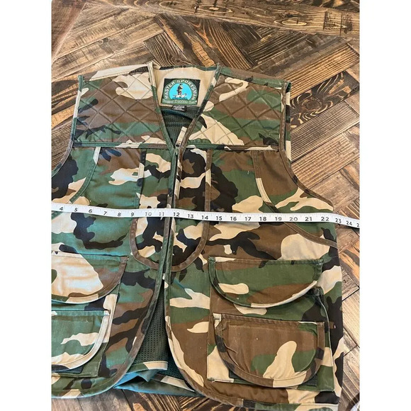 Master Sportsman Rugged Outdoor Hunting Fishing Vest Men Large Cowboy Work Wear - Picture 4 of 11